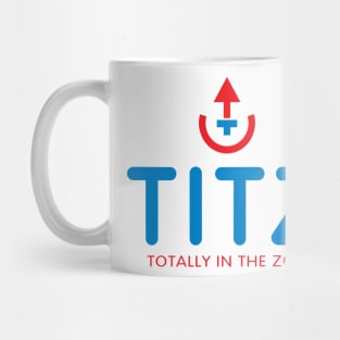 TITZ - Totally In The Zone  - blue Mug